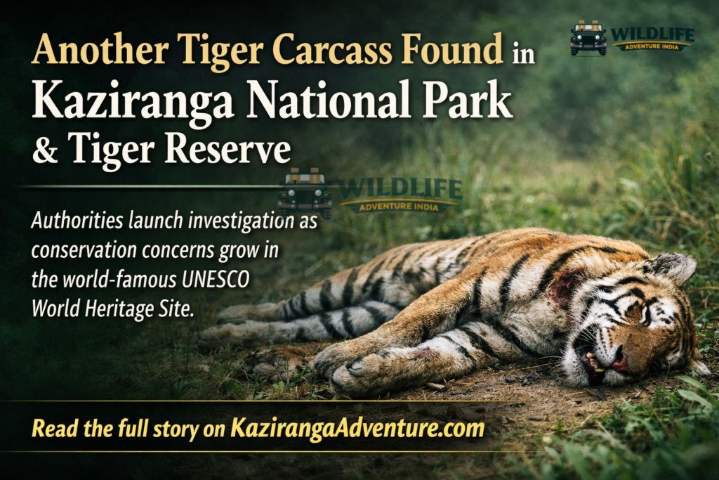 Another Tiger Carcass Found in Kaziranga National Park & Tiger Reserve