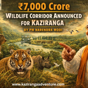 ₹7,000 Crore Wildlife Corridor Announced for Kaziranga by PM Narendra Modi