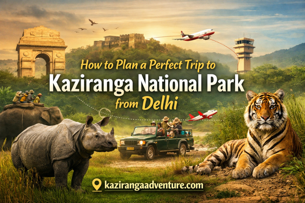 Perfect Trip to Kaziranga National Park from Delhi