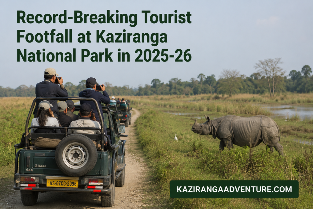 Record-Breaking Tourist Footfall at Kaziranga National Park in 2025-26