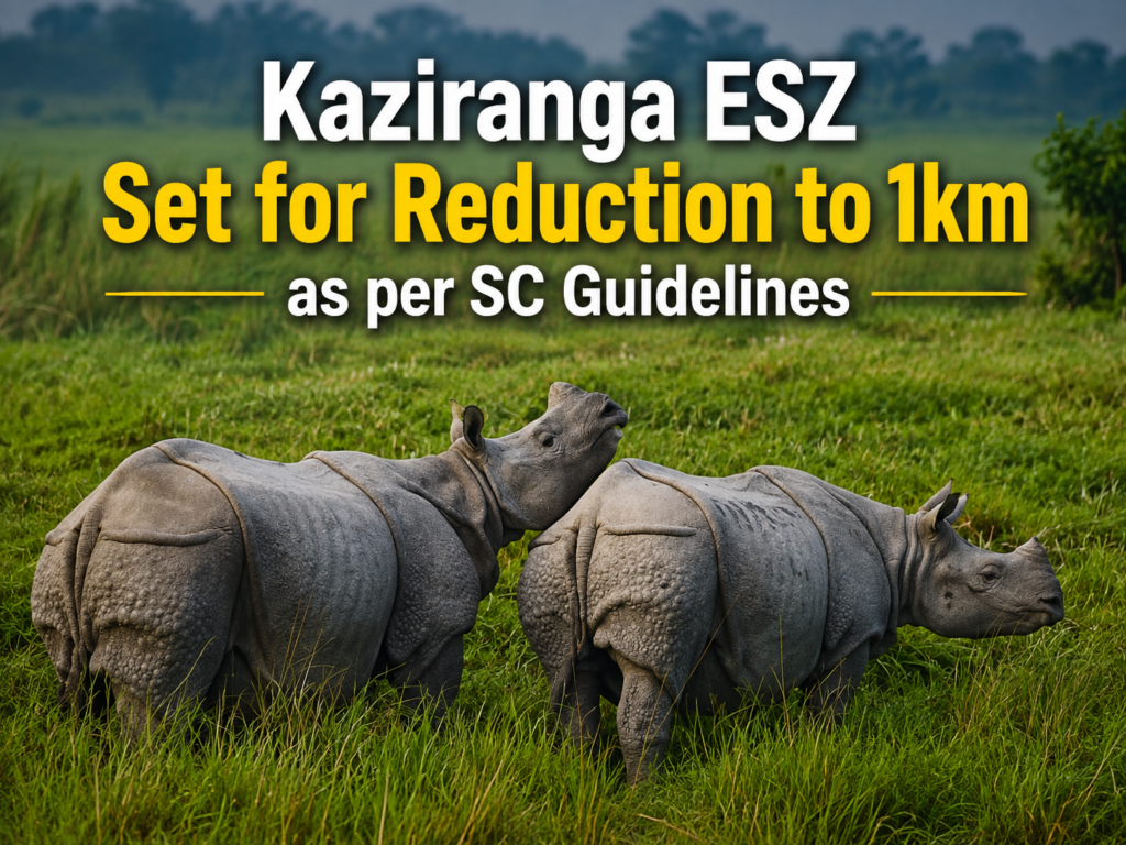 Kaziranga ESZ Set for Reduction to 1km as per SC Guidelines